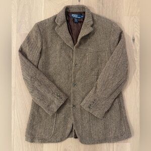 Vintage 1990’s Women’s Polo Ralph Lauren Herringbone Tweed Blazer - Size Medium